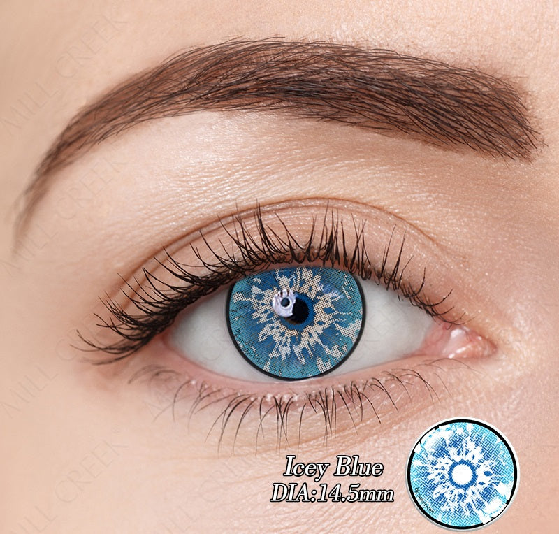 Icey Blue Cosplay Color Contact Lenses