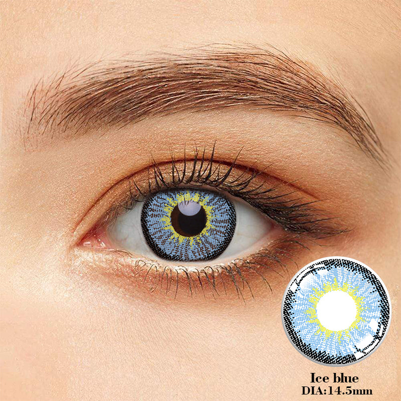 【NEW】Ice Snow Blue Color Contact Lenses