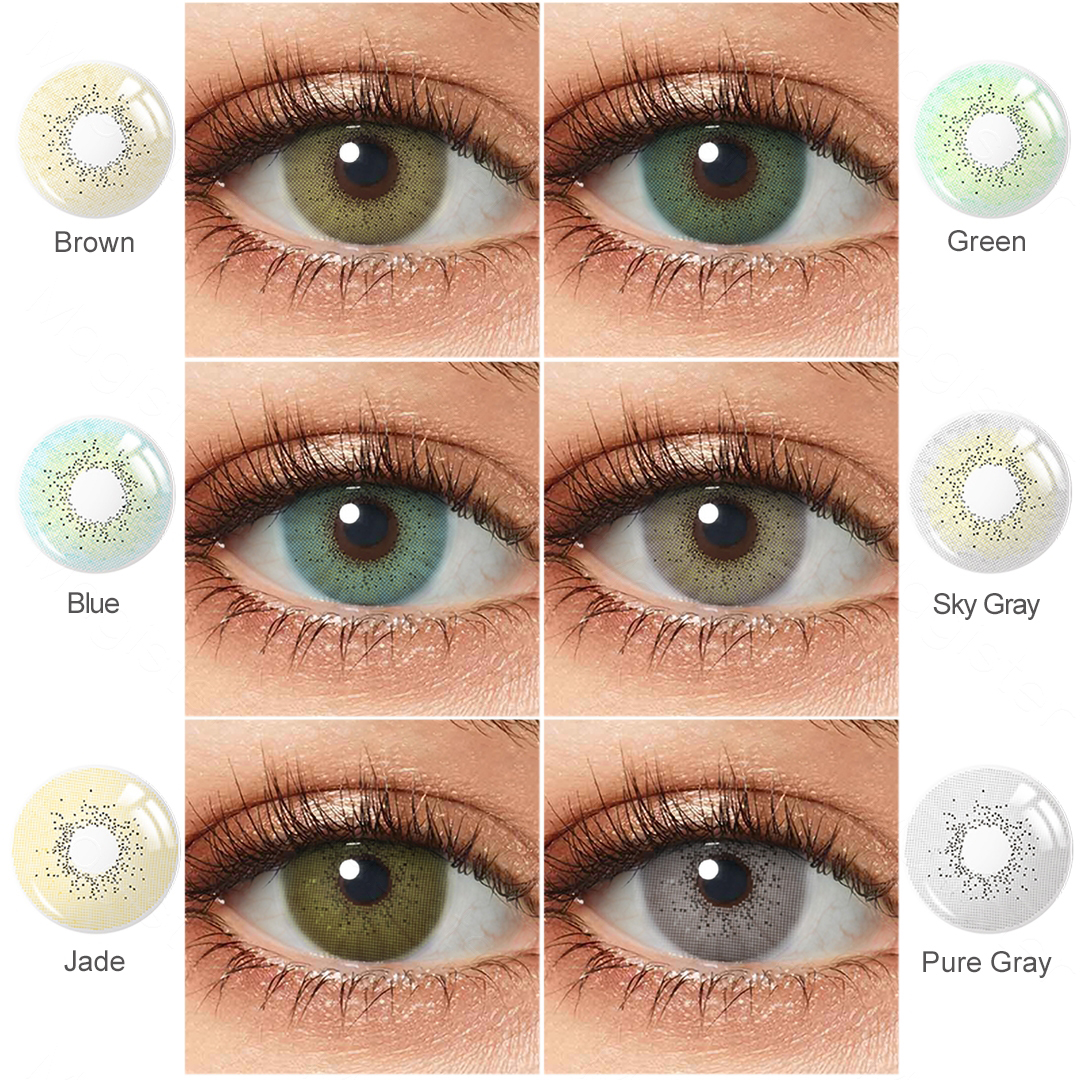 Ocean Jade Color Contact Lenses【Prescription】