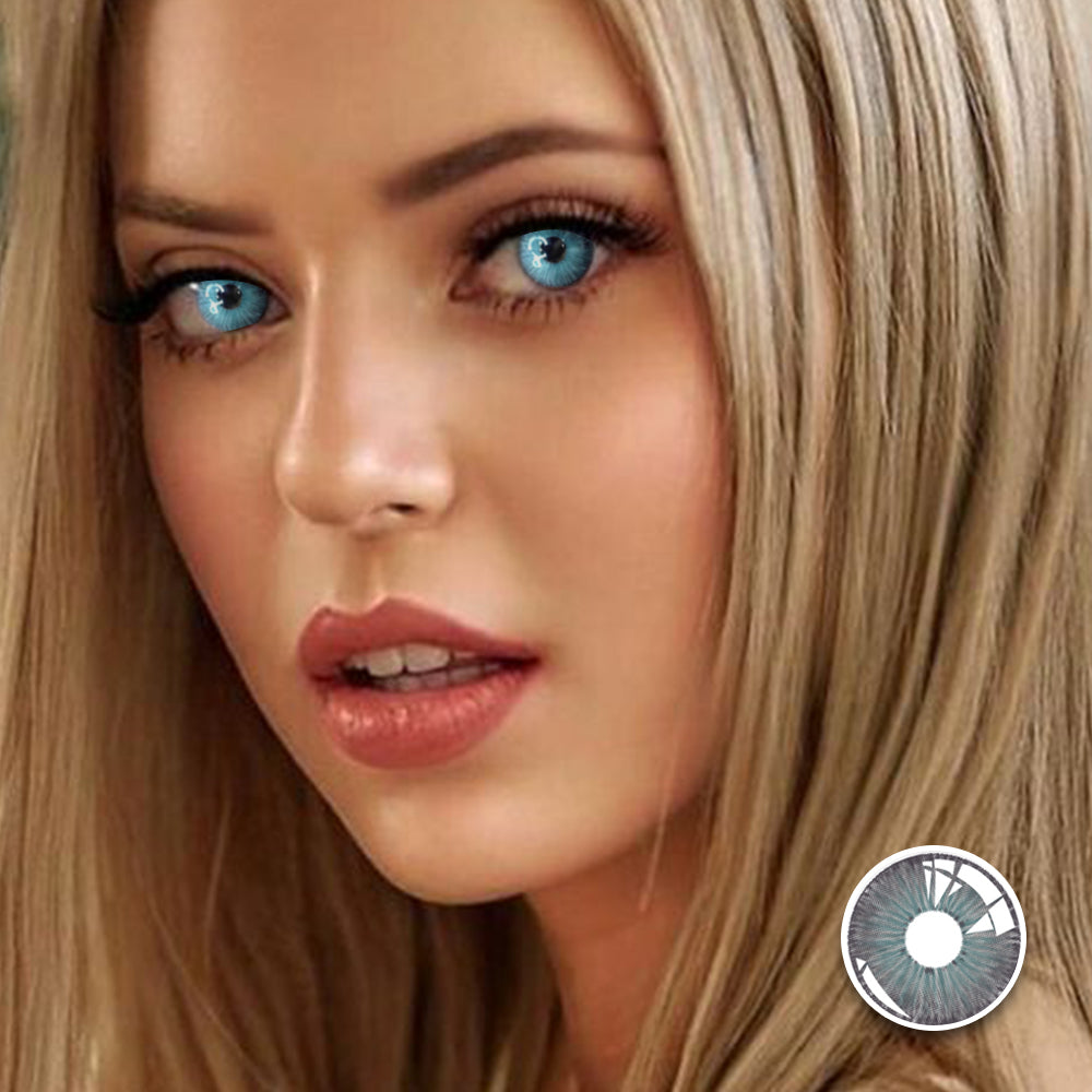 New York Blue Gray Color Contact Lenses