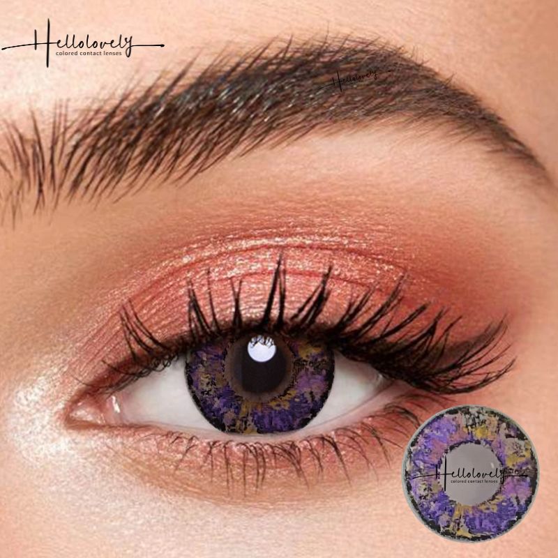 Dazzle Purple Color Contact Lenses