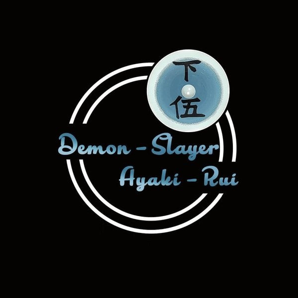 Demon Slayer Ayaki Rui Cosplay Color Contact Lenses