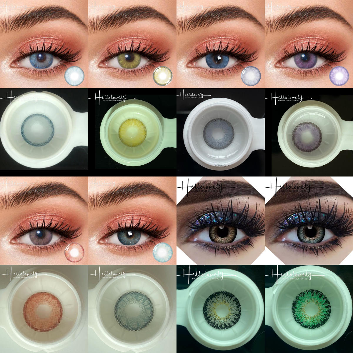 GEM Purple Color Contact Lenses