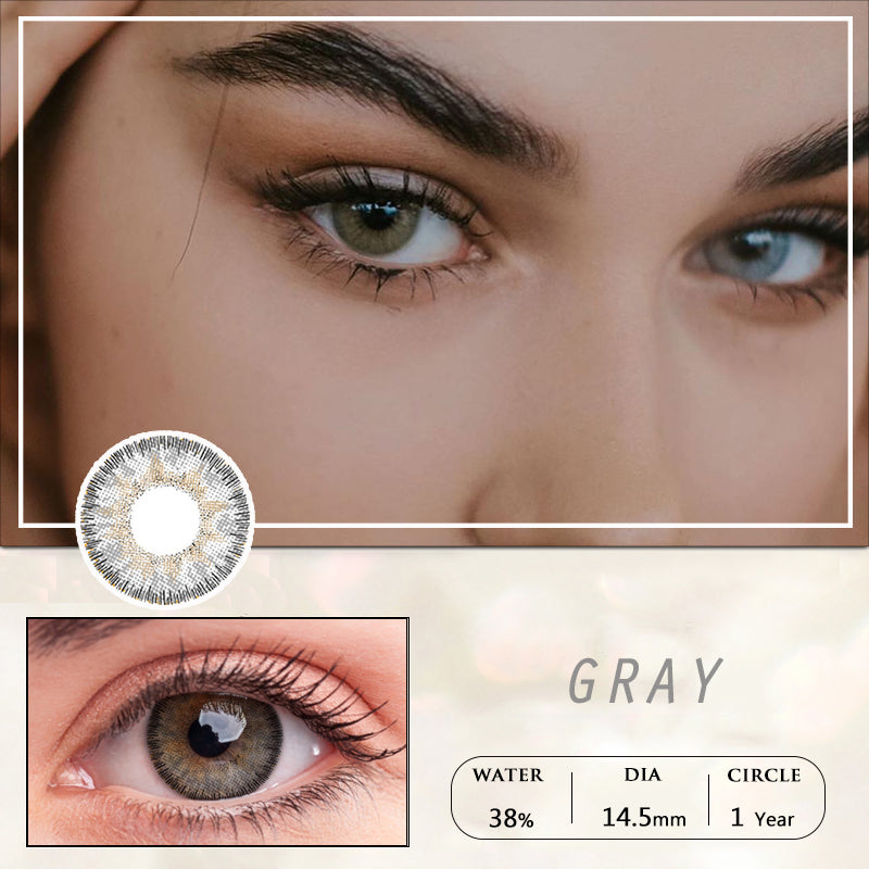【2022 NEW】Angel Ice Grey Color Contact Lenses【Prescription】
