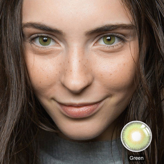 【2022 NEW】La Girl Green Color Contact Lenses