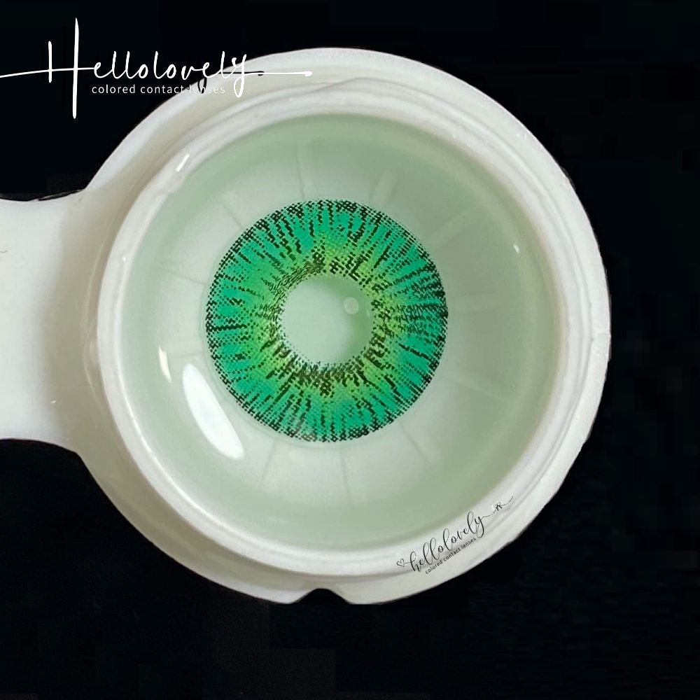 Retro Hokaido Green Color Contact Lenses