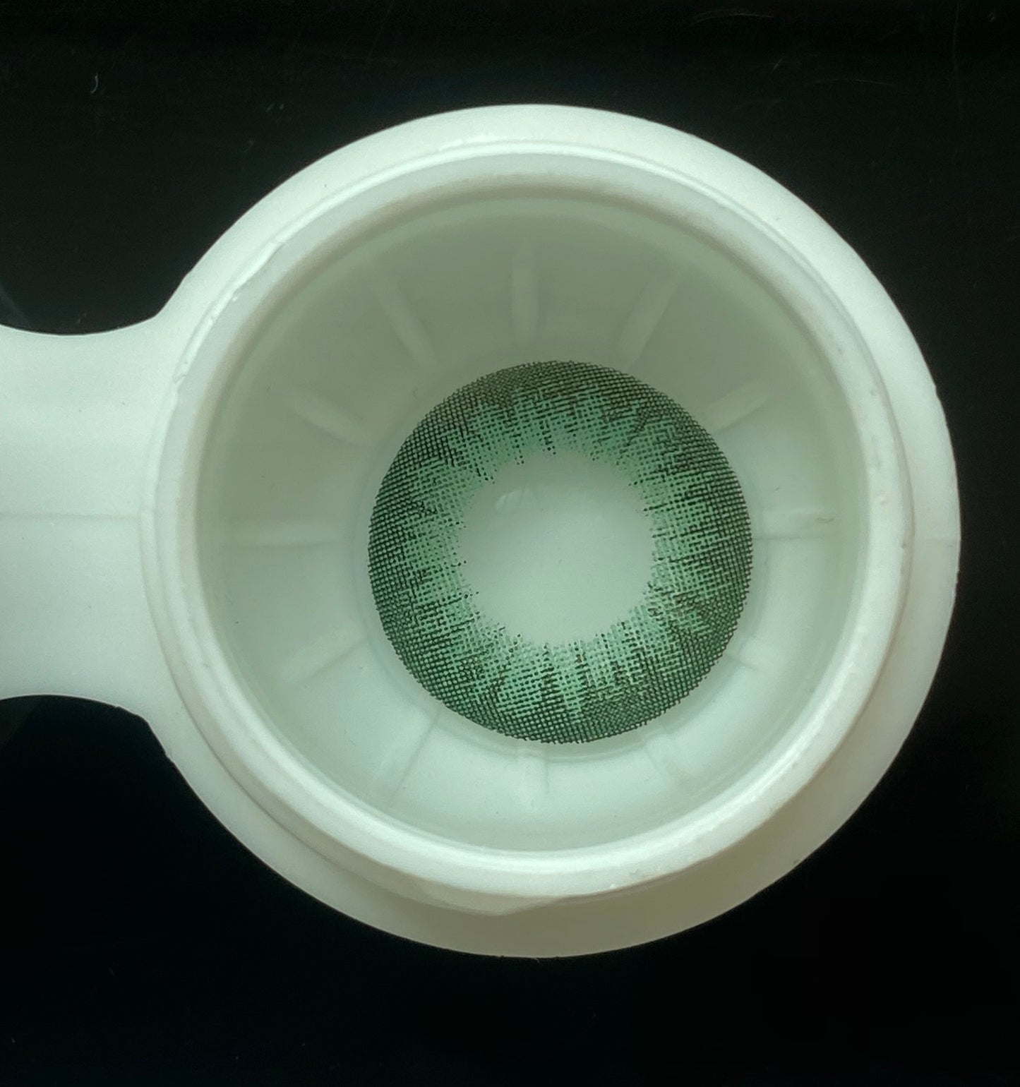 Water Drop Green Color Contact Lenses