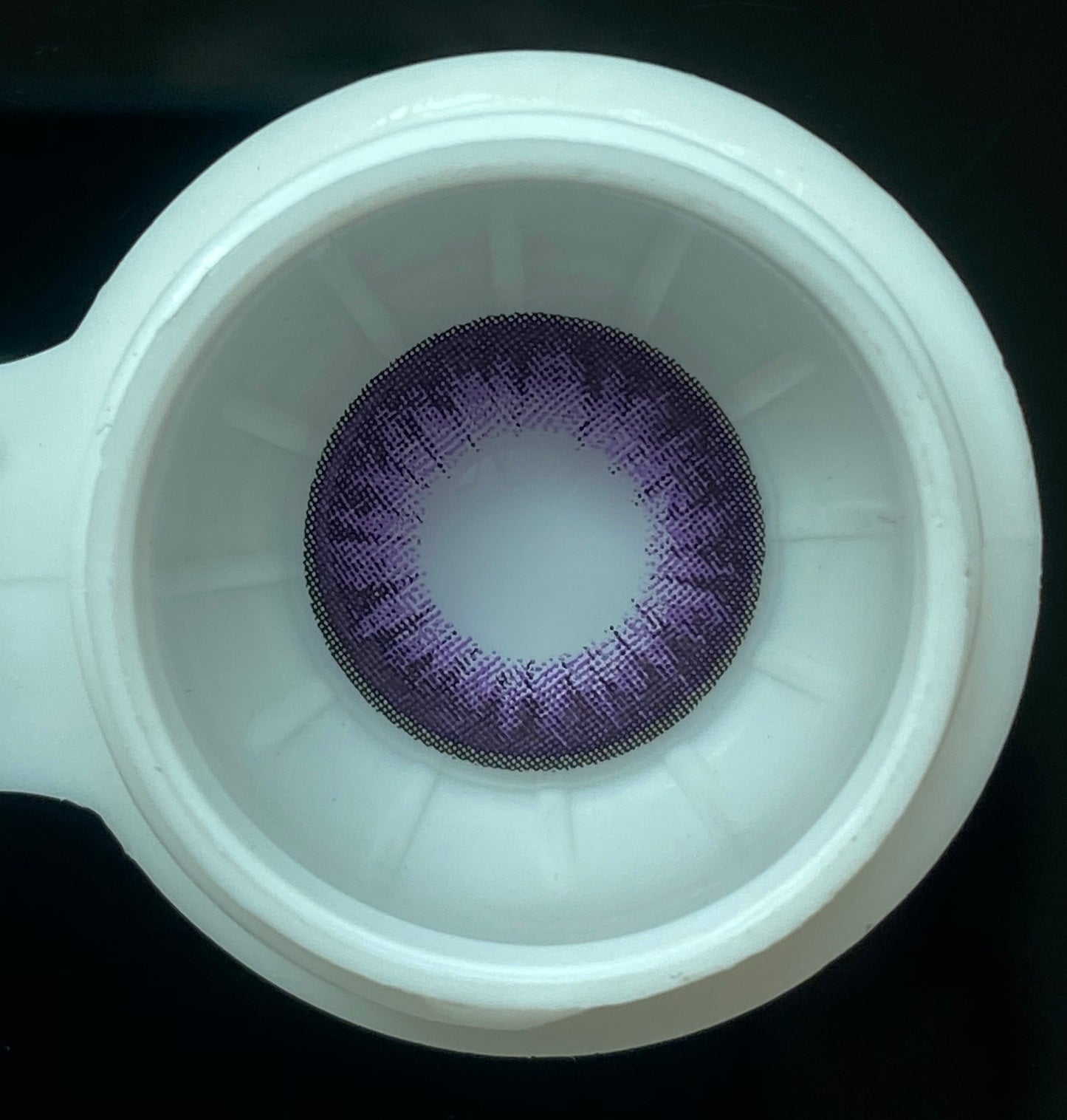 Water Drop Purple Color Contact Lenses